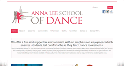 Desktop Screenshot of annaleeschoolofdance.co.nz